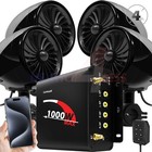 1000w Bluetooth Motorcycle Stereo 4 Speakers Audio Mp3 System Aux Usb Fm Radio