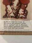 Vintage Caron    hush Puppies Basset Hound    Dog Latch Hook Rug Kit 20x31 Open Box