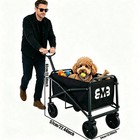 Outdoor Folding Camping Cart  Large   capacity Portable Wagon For Camping Travel
