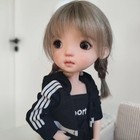 Landoudou Custom Wig 16cm 1 6 Bjd Doll Soft Mohair Pigtails Hair Girl Gift Toys