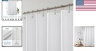 Water-repellent Fabric Shower Curtain Liner - Hotel Quality Machine Washable    