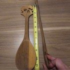 Vintage African Hand Carved Wood Elephant Salad Serving Set 12  Spoon   Fork