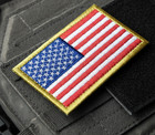 Usa American Flag Patches 3 x2   Velcro   Brand Fastener Hook And Loop