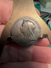 Unique World Silver  1837-97  925 Sterling Diamond Jubilee Queen Victoria  27mm 