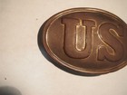 Civil War Dug Us Brass Belt Buckle With Arrow Hooks From Virginia