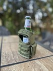 Mini Tactical Military Plate Carrier Vest Coozie Drink Koozie Usa Green