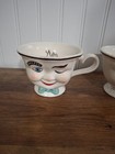 Vintage 90s Pair Baileys Irish Cream Face Mugs His Her Yum