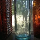 A c  Gilligan Cincinnati Eagle Picture Hutch Soda Bottle 1890s Tumbled
