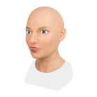 Realistic Silicone Breast Female Head Mask Face Mask Cosplay Crossdresser 