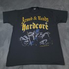 Vtg 90 s Jesus Tee Hardcore Single Stitch Large Holy Bible Slay Demon Rare Grail