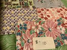 Vintage Feedsack Lot 5 Bundle 8x18    Each Pc