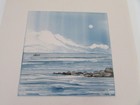 Rare Hillka Crane Norway Scandinavian Landscape Art Tile 1986