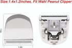 2pcs White Professional Peanut Clippers trimmers Snap On Replacement Blades     