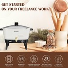 Besnel Wax Melter For Candle Making  8qts Candle Wax Melting Pot With Spout F   
