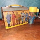 1966 Hogan s Heroes Dome Metal Lunch Box With Thermos   Nice And Clean  