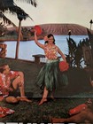 Original  1950-60s Hawaii 25x40  Travel Poster Northwest Orient Airlines Vintage