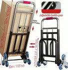 Heavy Duty Folding Stair Climbing Cart - Portable Shopping   Transport Trolley
