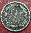 1865 Three Cent Nickel  Free Shipping