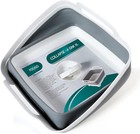 2 4 Gal 9l  Collapsible Dish Basin With Drain 12 4 X X 7 87 Inches  Gray 