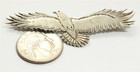 Navajo Sun Path Sterling Silver Stamped Eagle Brooch Pin