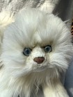 Vintage Russ Berrie Yomiko White Himalayan Persian Realistic Kitty Cat Plush Toy