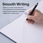 0 7mm Black Ink Gel Ink Rollerball Pens 2 In 1 Medium Point Pens With Stylus Wor