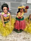 Vintage Dashboard Hawaiian Hula Dancers Set Of 5