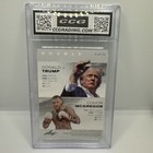 Donald Trump Conor Mcgregor 2024 Leaf Sp Release  ele02 Ccg 10 Gem Graded Card