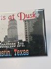 Texas Travel Souvenir Fridge Magnet Austin Bats At Dusk Congress Ave