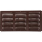 Airvent 16 In  X 8 In  Brown Aluminum Under Eave Vent 84212 Pack Of 24 Airvent
