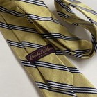 Brooks Brothers Gold Striped Kids Boys Tie 45x2 75    Repp Silk Usa Made A38