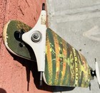   Vintage Y2k Dregs Paradox Drop Through Longboard Deck Biker Sherlock Wht Truck