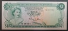  1974  Bahamas 1 Dollar P35b 1v168892 93 Consecutive Pair  Signature Allen  