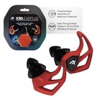 Axil X30i Blaze Ear Plugs - 25db Hearing Protection For Concerts Sports - Case