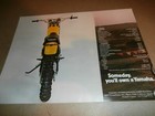 Original 1976   Yamaha Motorcycle Sales Brochure Yz259 Yz 250 Toyota Truck