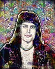 Queen Freddie Mercury Portrait 8x10in Poster Freddie Queen Tribute Free Ship Us