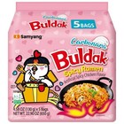  pack Of 2  Samyang Spicy Chicken Noodle Carbonara Flavor Ramen  4 58 Oz  5 Pack