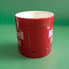 Vintage Maxwell House Coffee Mug Red White Gold    good To The Last Drop   