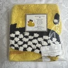 Mackenzie Childs Rubber Ducky W  Courtly Check Bath Rug 23 x23  Mat New M26-5