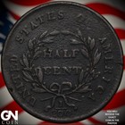 1800 Draped Bust Half Cent A2550