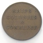 Prince Edward Island Pei Token Ships Colonies Commerce I801