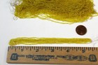Rare Vintage antique Micro Seed Beads-17 0 Transparent Neutral Yellow Gold Hanks