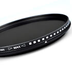 Zomei 52 55 58 62 67 72 77 82mm Nd2-400 Adjustable Neutral Density Fader Filter 