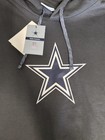 Nwt Men   s Nike Dallas Cowboys On Field Hoodie Xxl Grey navy 2xl Sideline