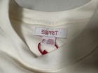Costco Esprit Medium Women   s Logo Sweatshirt Crew Neck Long Sleeve Cream