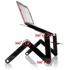 Adjustable Folding Laptop Notebook Pc Desk Sofa Table Stand Bed Tray cooling Fan