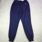 Figs Zamora High Waisted Jogger Scrub Pants Navy Blue Womens Medium W22sw2012