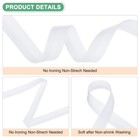 M Meterxity Double Fold Bias Tape 1 Inch 25 Yards 1 25 Yards  White