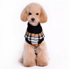 Xs-2xl Small Dog Plaid Clothes Pet Winter Sweater Puppy Clothing Warm Apparel