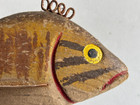 Vintage Antique Fishing Decoy For Spear Fishing Through The Ice
